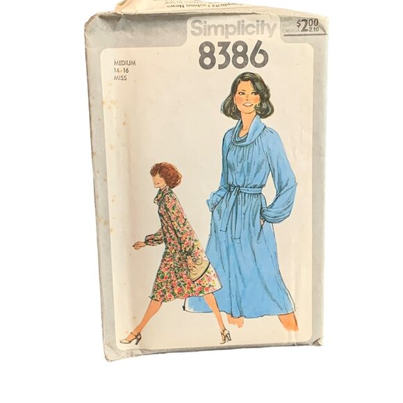 Simplicity 8386 Misses Dress Pattern Medium 14-16 - uncut - Picture 1 of 2